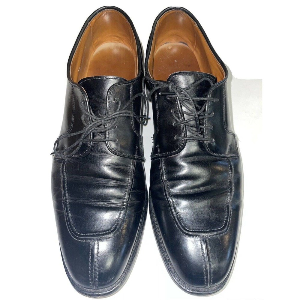 Allen Edmonds 8404 Hancock Split Toe Oxford Black Leather Dress Shoes Men’s 12 D